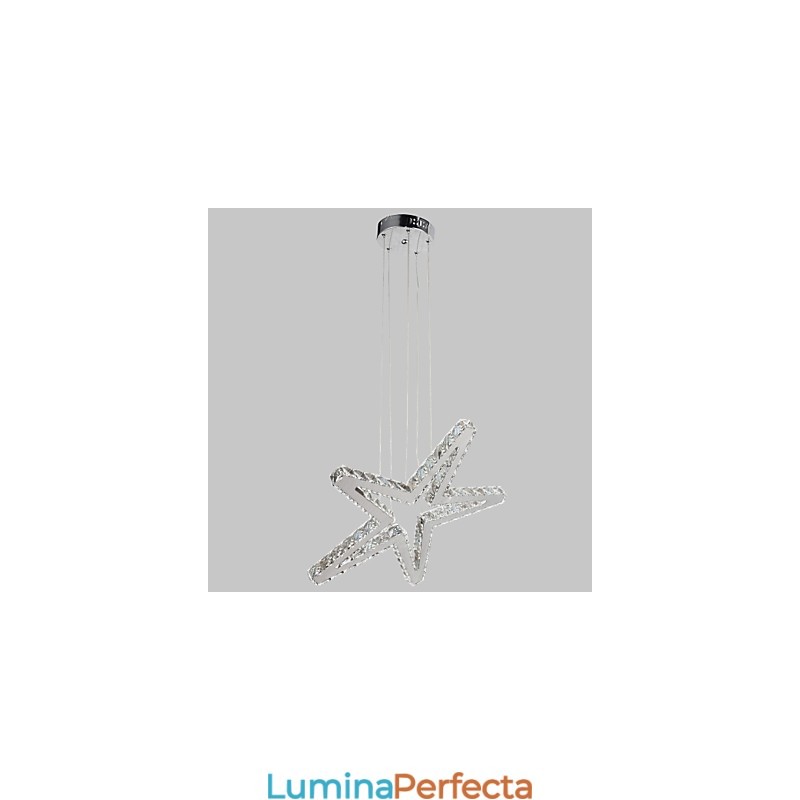 Candelabru tradițional clasic din metal cromat