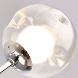 Lampă suspendată din sticlă European Magic Bean Lampă suspendată 4 lumini