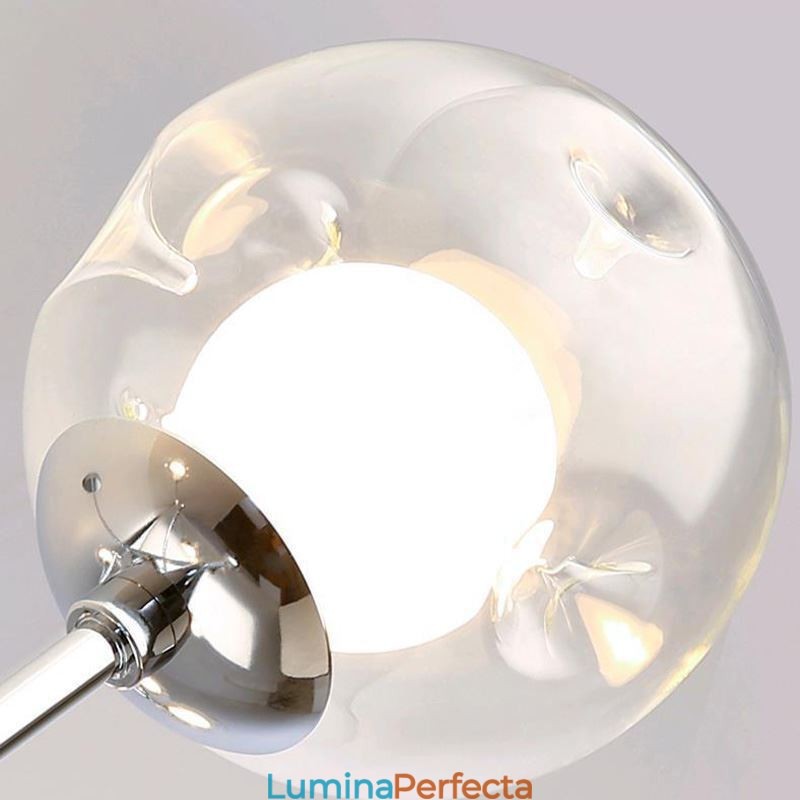 Lampă suspendată din sticlă European Magic Bean Lampă suspendată 4 lumini