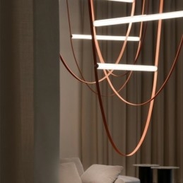 Lampă de suspendare europeană Wabi Sabi Style Belt Decorative Lamp