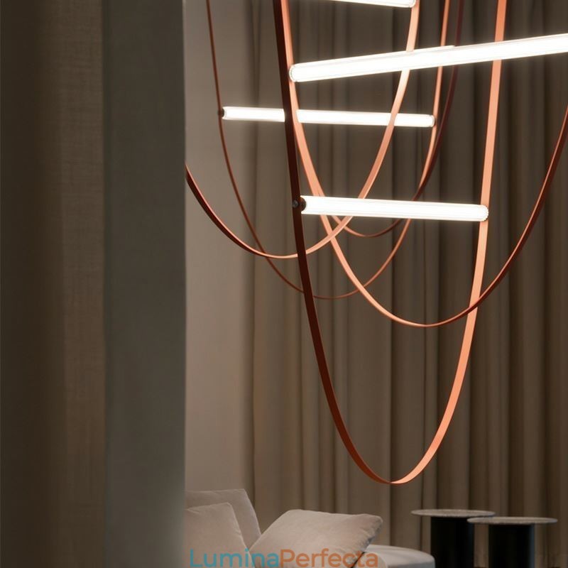 Lampă de suspendare europeană Wabi Sabi Style Belt Decorative Lamp