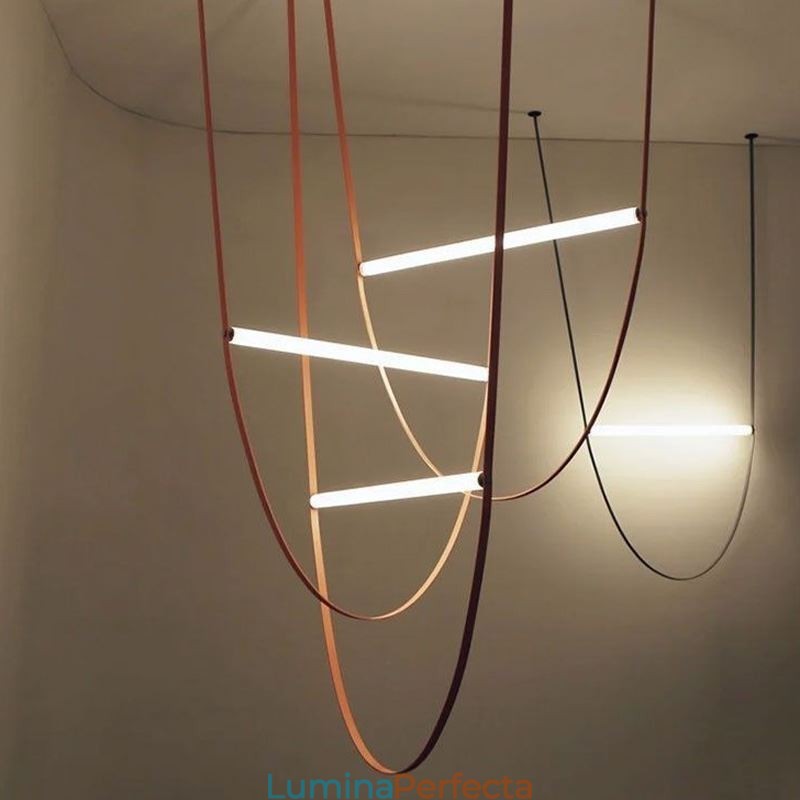 Lampă de suspendare europeană Wabi Sabi Style Belt Decorative Lamp
