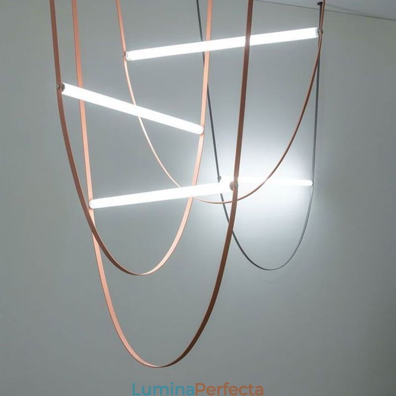 Lampă de suspendare europeană Wabi Sabi Style Belt Decorative Lamp