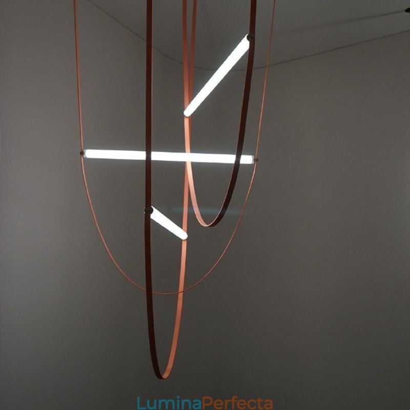 Lampă de suspendare europeană Wabi Sabi Style Belt Decorative Lamp