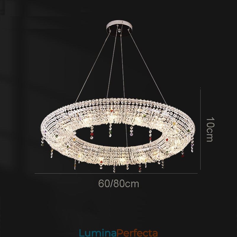 Lampă cu pandantiv din cristal Lumină modernă Plafoniera de lux