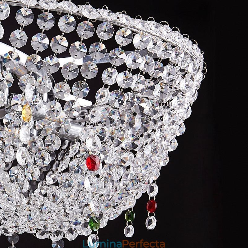 Lampă cu pandantiv din cristal Lumină modernă Plafoniera de lux