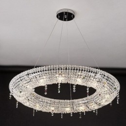 Lampă cu pandantiv din cristal Lumină modernă Plafoniera de lux