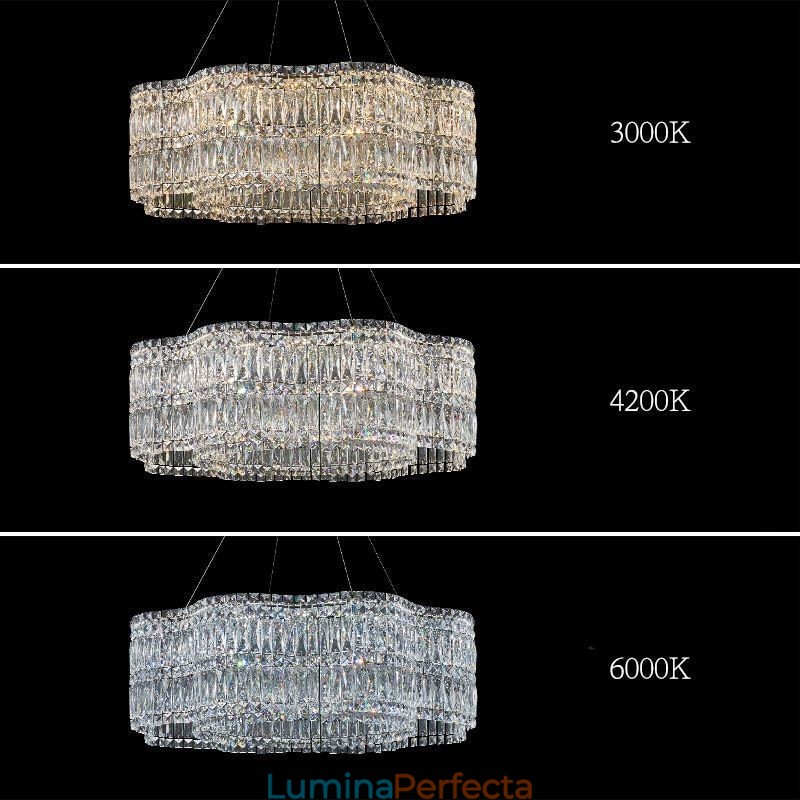 Plafoniera din Cristal Lampă suspendată modernă cu decorare simplă