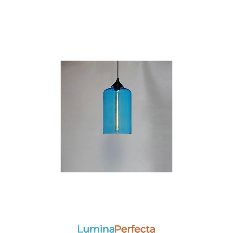 Pandantiv cu design sticle 1 lumină Pictură concisă din fier