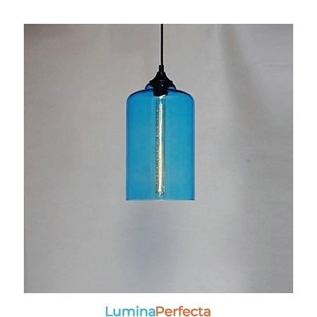 Pandantiv cu design sticle 1 lumină Pictură concisă din fier Pandantiv cu design sticle 1 lumină Pictură concisă din fier