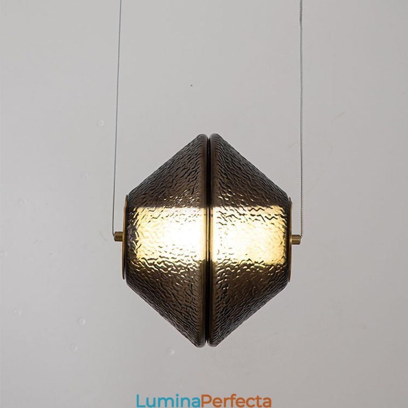 Lampă suspendată Modernă, simplă, o singură sticlă, plafon mică