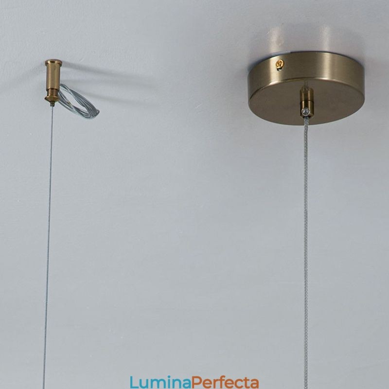 Lampă suspendată Modernă, simplă, o singură sticlă, plafon mică