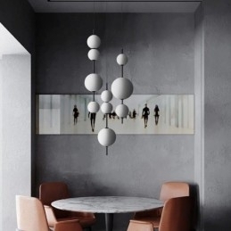 Lampă suspendată Modern Minimalist Magic Beans Molecule Plafoniera