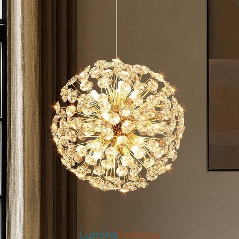 Plafoniera modernă minimalistă galvanizată din fier Sun Flower Pendant
