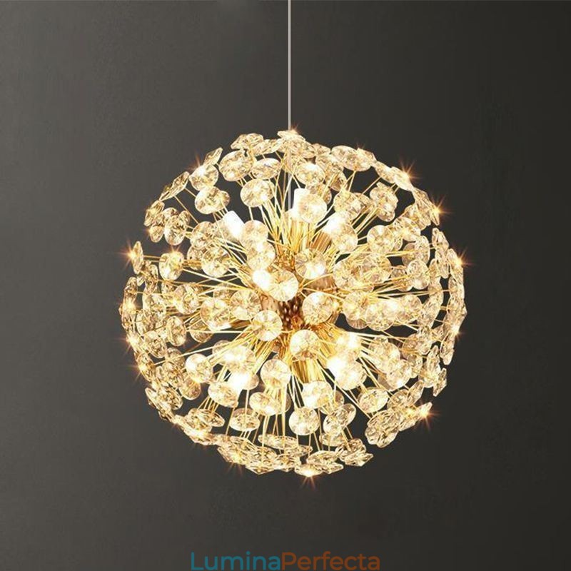 Plafoniera modernă minimalistă galvanizată din fier Sun Flower Pendant