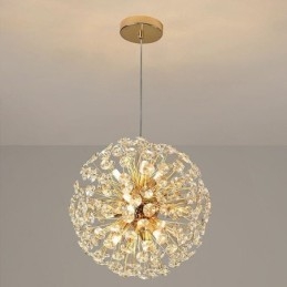 Plafoniera modernă minimalistă galvanizată din fier Sun Flower Pendant