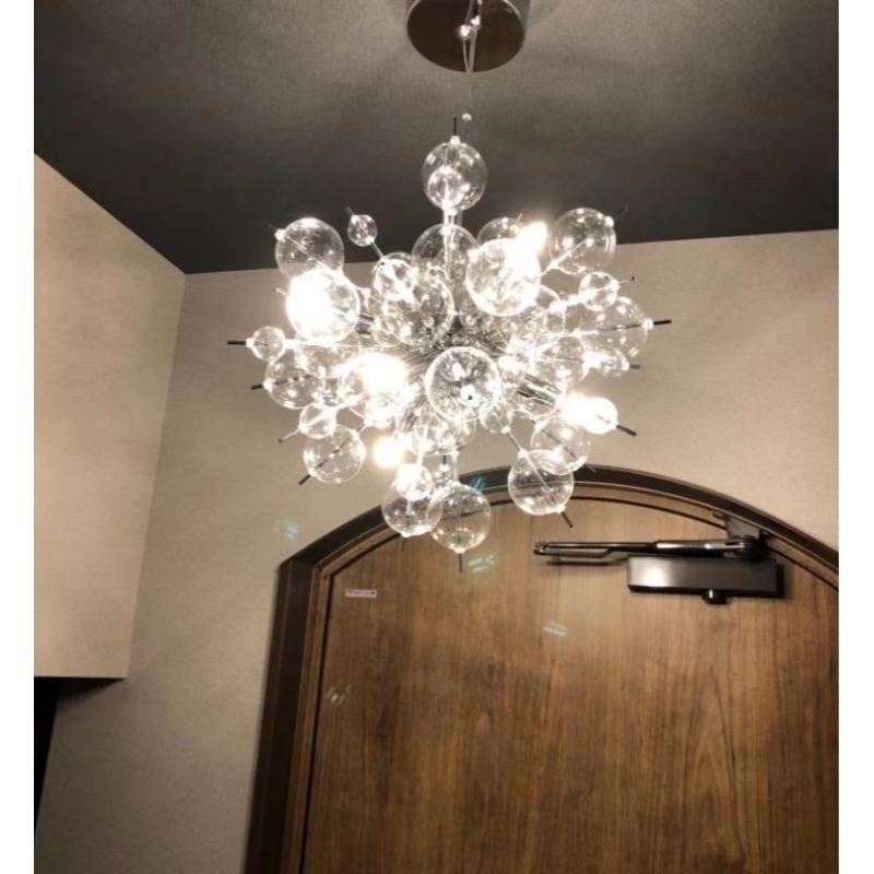 Lampă suspendată modernă Plafoniera minimalistă din sticlă cu bule
