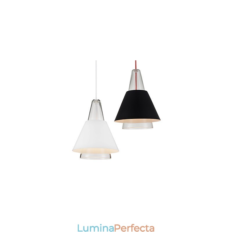 Candelabru din sticlă cu pictură contemporană modernă