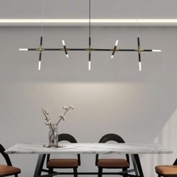Lampă suspendată simplă Creativ Splicing Plafoniera albă caldă Lampă combinată DIY