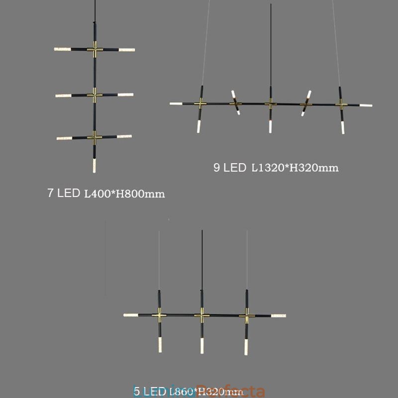 Lampă suspendată simplă Creativ Splicing Plafoniera albă caldă Lampă combinată DIY