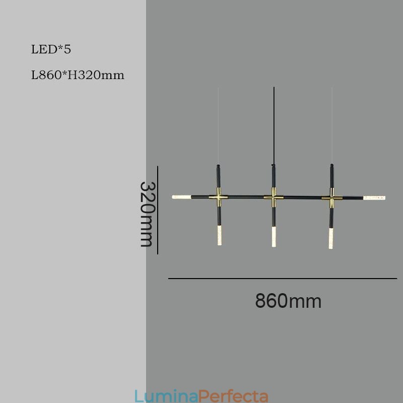 Lampă suspendată simplă Creativ Splicing Plafoniera albă caldă Lampă combinată DIY