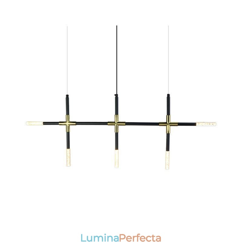 Lampă suspendată simplă Creativ Splicing Plafoniera albă caldă Lampă combinată DIY
