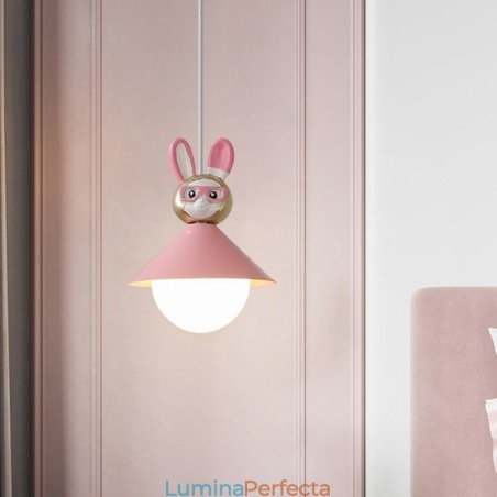 Lampă suspendată Modern Minimalist G9 Plafoniera din rășină iepure vițel din fier forjat Lampă suspendată Modern Minimalist G9 Plafoniera din rășină iepure vițel din fier forjat