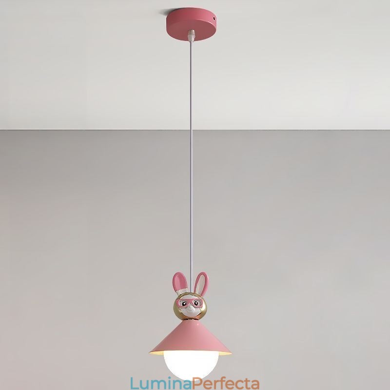 Lampă suspendată Modern Minimalist G9 Plafoniera din rășină iepure vițel din fier forjat