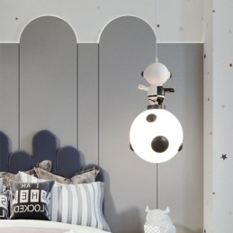 Plafoniera minimalistă din fier forjat Moon Landing