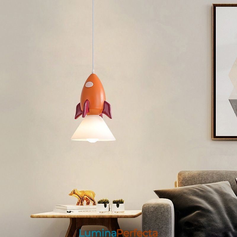 Plafoniera minimalistă din fier forjat Moon Landing