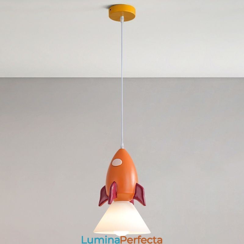 Plafoniera minimalistă din fier forjat Moon Landing