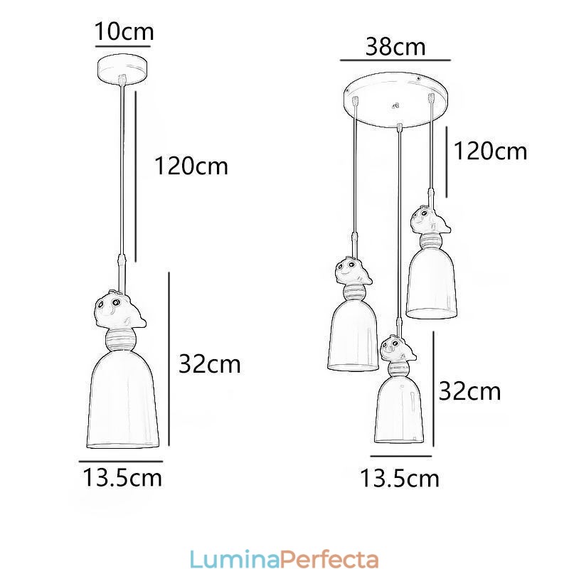 Plafoniera Piggy modernă din fier forjat din rășină roz