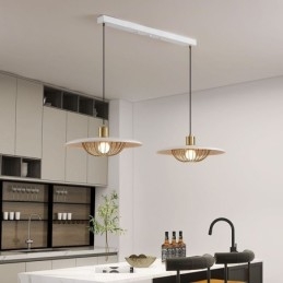 Plafoniera cu disc creativ din fier forjat nordic