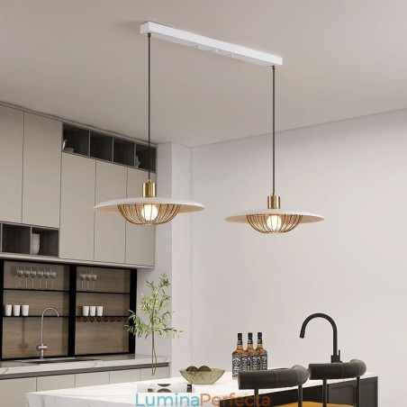 Plafoniera cu disc creativ din fier forjat nordic Plafoniera cu disc creativ din fier forjat nordic