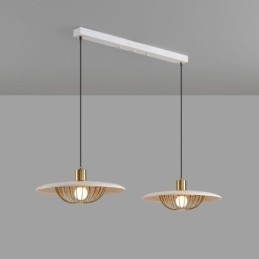Plafoniera cu disc creativ din fier forjat nordic