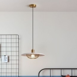 Lampă Nordic Pendant Fier forjat Plafoniere creative Disc