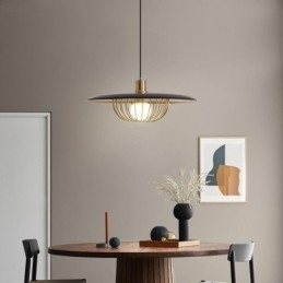 Lampă Nordic Pendant Fier forjat Plafoniere creative Disc