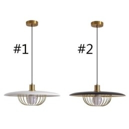 Lampă Nordic Pendant Fier forjat Plafoniere creative Disc