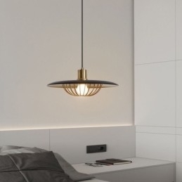 Lampă Nordic Pendant Fier forjat Plafoniere creative Disc