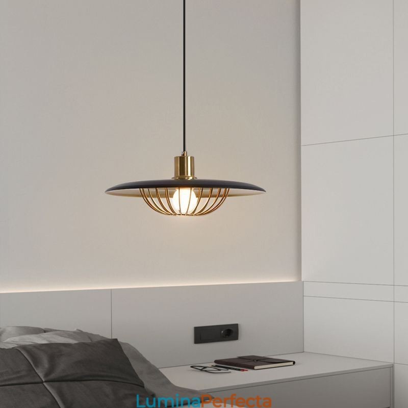Lampă Nordic Pendant Fier forjat Plafoniere creative Disc