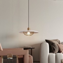 Lampă Nordic Pendant Fier forjat Plafoniere creative Disc