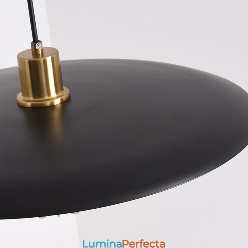 Lampă Nordic Pendant Fier forjat Plafoniere creative Disc