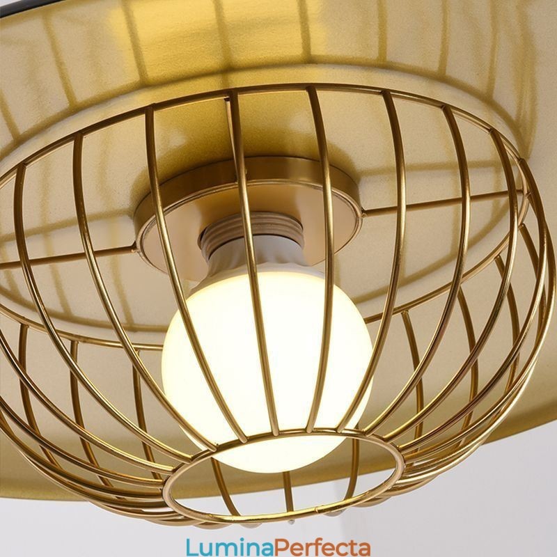 Lampă Nordic Pendant Fier forjat Plafoniere creative Disc