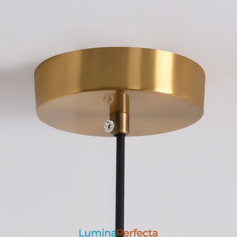 Lampă Nordic Pendant Fier forjat Plafoniere creative Disc