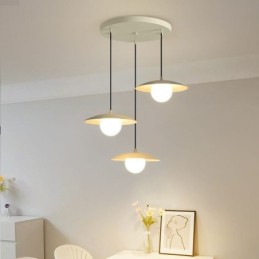 Plafoniera cu pandantiv nordic creativ din fier forjat G9 Disc