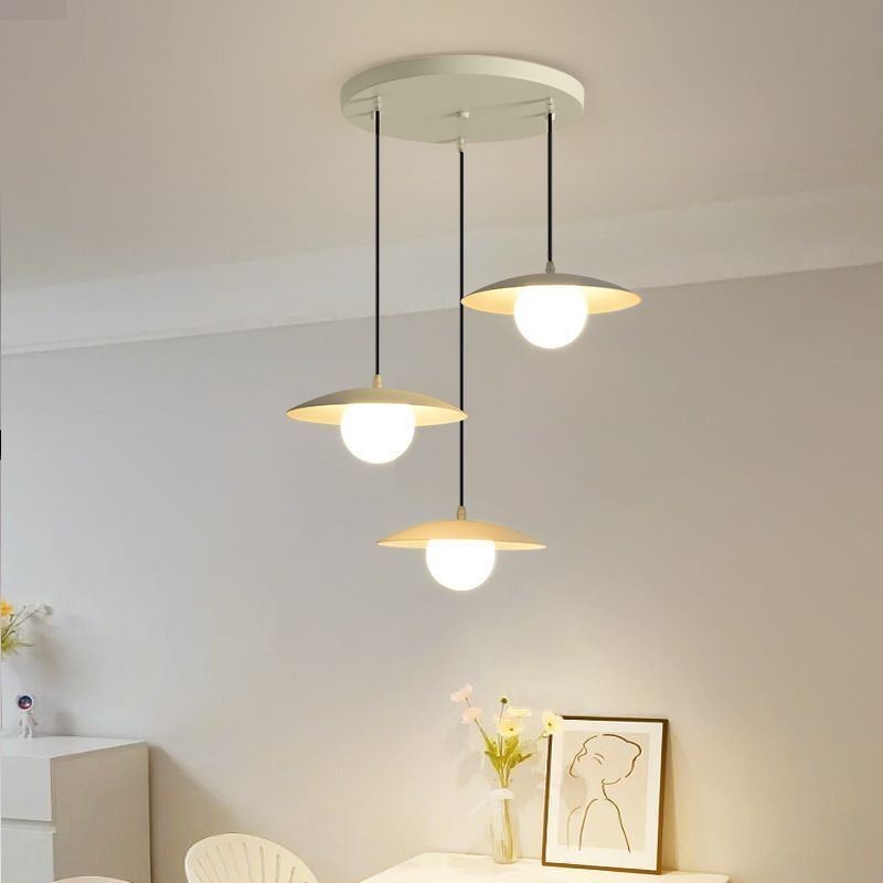 Plafoniera cu pandantiv nordic creativ din fier forjat G9 Disc