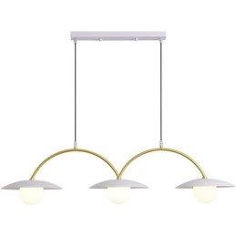 Lampă nordică suspendată Creative G9 Plafoniera Wave din fier forjat
