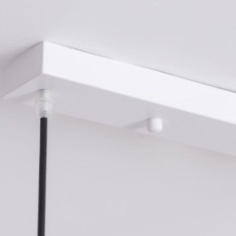 Lampă nordică suspendată Creative G9 Plafoniera Wave din fier forjat