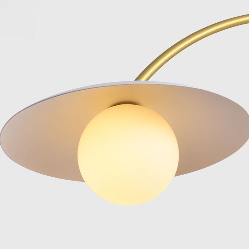 Lampă nordică suspendată Creative G9 Plafoniera Wave din fier forjat