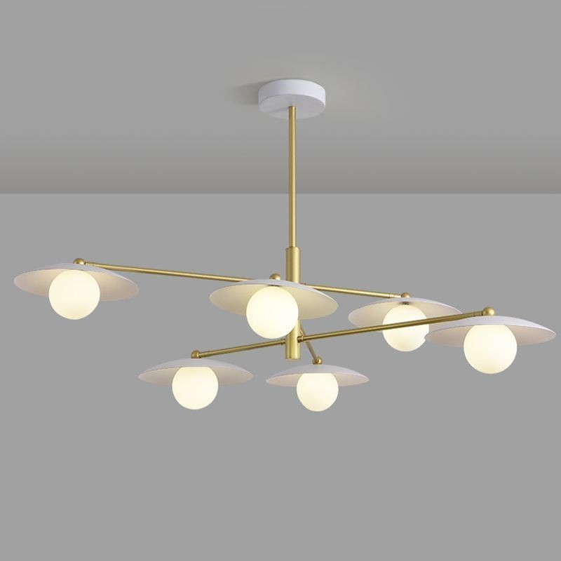 Plafoniera Nordic Pendant Disc Creative G9 din Fier forjat
